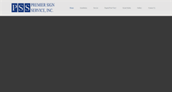 Desktop Screenshot of premiersignservice.com